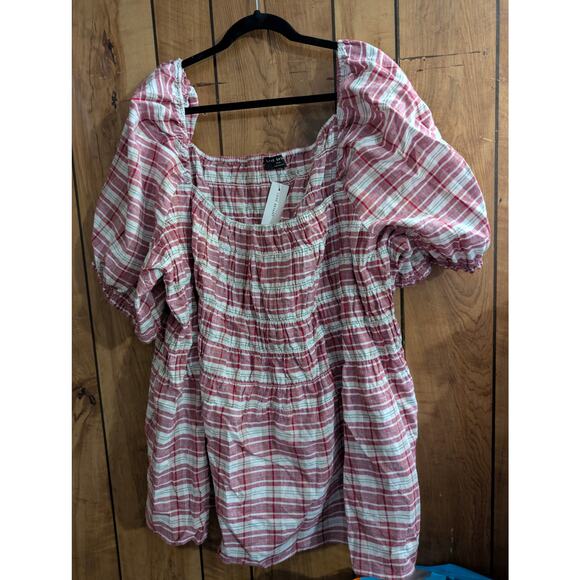 Lane Bryant Illusions Fits that Flatter Top Shirt Blouse Plus Size 38/40 7X - Picture 1 of 3